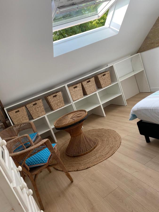 Charmante Maison Du XVIII En Pierre Renovee Colleville-Montgomery Eksteriør bilde